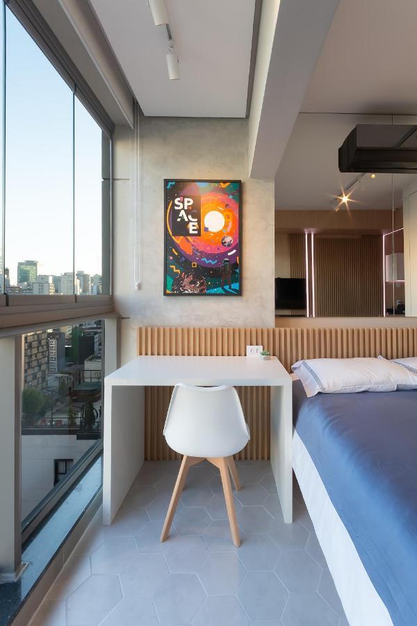 Studio Automatizado Luxo Andar Alto 상파울루 외부 사진